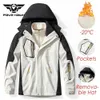 야외 재킷 후드 남성 여성 바람 방해 방수 충전 코트 2 피스 세트 마모가 열광 할 수있는 양털 안감 하이킹 캠핑 따뜻한 코트 230926