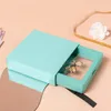 Jewelry Pouches 1pcs Mini Drawer PE Film Storage Box Square Transparent Container Ring Earrings Necklace Display Holder