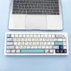 Keyboards GMK67 Mechanical Keyboard Bluetooth compatible 2 4G Wired NKRO Customized RGB Light Swap for Desktop 230927