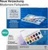 Autres fournitures scolaires de bureau Winsor Ton 12 Couleur Cotman Solide Aquarelle Peinture Sketchers Boîte de poche Demi-casseroles Palette Brosse Acuarela 230927