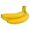 Party Decoration 1/3/5/7/9 Heads Artificial Fruit Simulation Fake Banana Ornament Pography Props Kök Bord hem