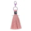 Keychains & Lanyards Garden Handmade Cotton Thread Keychain 8 Colors Line Tassel Pendant Ethnic Accessories Fashion Bag Keychains Fash Dh08H