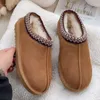 Designer Clássico Austrália Botas Tasman Tazz Botas de Neve Plataforma Mulheres Homens Pele De Carneiro Castanha Areia Mostarda Semente Bege Driftwood Australian Winter Ankle