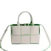 Cross Botteega Handbag Lady Purse Lattice Arco Designer Bag Woven Classic Väskor stor kapacitet läder Moder axel tote färg 92t6