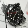 Högkvalitativt armbandsur 44mm Sea-Dweller 116660 Keramisk Bezel Black PVD Case Asia 2813 Rörelse Mekanisk automatisk herrklocka 234i