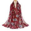 Lente, zomer en herfst nieuwe mode dier zijden sjaal vrouwen kolibrie ZONNEBLOEM afdrukken Bali garen sjaal groothandel