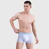Cuecas sexy roupa interior para homens y2k simples algodão gay mens boxers respirável briefs macio oversize calcinha cueca