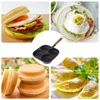 Pfannen 4 Löcher Omelette Pfanne Burger Eier Schinken Pfannkuchen Maker Braten Antihaft-Frühstück