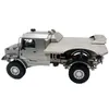 JDM-157 1/14 Remote Control Off-Road 6*6 Trailer Climbing Military Truck Weight Support For Tamiya Lesu Rc Truck Trailer