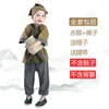 Kleidung Sets Baby Junge Mädchen Han Anzug Frühling Bauern Uniform Kinder Tang Chinesische Traditionelle Kostüme Für Kinder Cosplay Hanfu Orientalischen