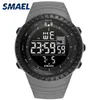 SMAEL Brand New Electronics Watch Analog Quartz Wristwatch Horloge 50 Meters Waterproof Alarm Mens Watches kol saati 1237285k