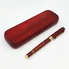 Перьевые ручки, 1 комплект, креативная ручка из палисандра и деревянная коробка, наконечник Iraurita 07 мм для бизнес-школы в качестве роскошного подарка 230927