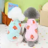 Dog Apparel Cat Coat Hoodie Soft Comfortable Clothes Harness Vest Yorkie Pomeranian Maltese Schnauzer Bichon Poodle Pet Clothing 023