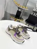 3--CC Shoes Men Women Summer Thick Sole Rainbow Sneakers Lace up Couple Brand Series Beach Size 35-46