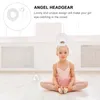 Bandanas 2 PCS Kids Suit Angel HeadDress Stick Performance Costume Fairy Wand Party White Headgear Child