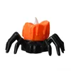 Halloween Spider Candle Lamp LED Luminous Night Light Atmosphere Decoration Prop Lamp P109