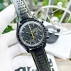 Speedmaster Series Boutique Men's Watch Design Brand-name Watch Importate Quartz Movement Calf in pelle Watch Waterproof Watch 43mm