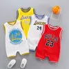 Rompers Baby Romper Football Uniform Ball Clothing Baby Sport Kids Boys Basketball Team Jumpsuit Soccer Clothes 230926