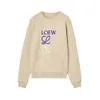 Designer Women Loewee Top Sweatshirt Lowewe Top Quality Loewee Sweater New Embroidered Round Neck Sweater for Men and Women Loose Versatile Couple Long 3250