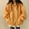 Pulls pour femmes Femmes Pull Zipper Lâche Automne et hiver Veste épaissie Plus Velvet Trend College Style Âge-réduction