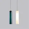 Lampes suspendues Lampe pendante moderne LED Verre Nordic Luminaires suspendus Suspension Creative Living Chevet Chambre Intérieur Cha288u