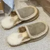 Bota de diseñador Botas de mujer Botas cortas de invierno para la nieve Bota de lana Botines cálidos y esponjosos Sin caja