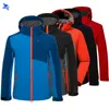 Utomhusjackor Hoodies Mens Winter 3L Thermal Fleece Vandring Vattentäta huva rockar Fiskejakt Camping Softshell kläder 230926