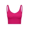 LL Gym Clothes Women Underwears Yoga Bra Tank Tops Light Support Sports Bra Fitness Lingerie Breathable Workout Brassiere U Back S213t