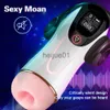 Masturbatoren Leistungsstarke Automatische Männliche Masturbator Tasse Saugen Vibration Blowjob Echte Vagina Tasche Pussy Penis Oral Sex Maschine Spielzeug Für Mann x0926