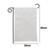 Sublimação em branco jardim bandeira americano jardim bandeiras transferência de calor impressão jardim banner em branco tamanho 30*45cm