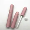 20/50/100pcs 10ml tubos de brilho labial rosa garrafa labial vazio delineador rímel recipiente cosmético embalagem 286g