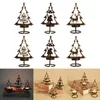 Candle Holders Festive Christmas Holder Tree Decorations Multi Function Perfect For Home Decor Festival Table Decors