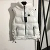 Chaleco de diseñador Chaqueta de mujer Moda Abrigo cálido Triángulo Sin mangas Chaquetas de algodón con capucha 3 colores Chaleco de moda Chalecos para mujer Ropa de diseñador Blanco