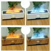 Humidifiers Simulation Flame Humidifier Silent Aroma Diffuser for Yoga Gift Drawing Room Light Brown YQ230927