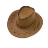 Bérets VACIGODEN Mode Rétro Western Cowboy Chapeau Hommes Femmes Voyage Casual Protection Solaire Prairie Équitation Seau Filles