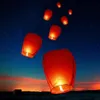 10st Set Flying Lantern Sky Ing Lantern Paper Lanterns Diy Chinese Lamp för julfest bröllopsdekoration 201127258K