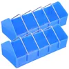 Other Bird Supplies 2pcs Plastic Pigeon Feeder Rack Food Dish Dispenser Tool Slot Container For Poultry Chicken Duck Parrots