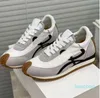 Casual-stylish Men Flow Runner Shoes Nylon Suede Lace-up Trainers Dress Basket Rubber Sole Platform Skateboard Walking