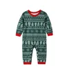 Familjsmatchande kläder Julfamilj som matchar pyjamas Mother Daughter Son Familj Look Outfit Baby Girl Rompers Sleepwear Pyjamas 230927