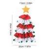 Christmas Decorations Decorative Wine Bottle Covers Bags Tree Shape Home Table Decor Party Supplies