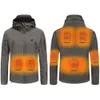 Erkekler açık kış elektrikli ısıtma ceket usb şarj erkek ısıtmalı ceketler akıllı ısı kayak yürüyüş kıyafetleri