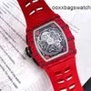 Richardmill Brand Watch Automatic Mechanical Wristwatches Richardmill Mens Series Red Devil Automatic Mechanical Mens Watch RM1103 Date Timing Luxury Used W HBXY