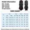 Casual Dresses Women Vintage Button Up Dress Puff Sleeves Steampunk Cosplay Jakcet Slim Fit Retro Lady Long Victorian Gothic Halloween