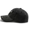 Kulkapslar nya coola kvinnor män bomull tvättad baseball cap casual manlig kvinnlig vintag snapback hatt justerbar 3d broderi sol hatt x0927