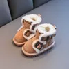 Kids Designer Snowboots Peuter Schoenen Baby Meisjes Jongens Winter Warm Mini Enkellaarsjes Zachte Zool EUR16-30