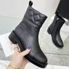 Botas de diseñador de lujo de alta calidad para mujer Venta caliente de cuero para mujer Mocasín con suela gruesa Zapato elevado Zapato clásico para mujer Diseñador Martin Boot con tamaño de caja 35-40