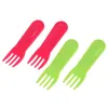 Forks 10pc Fruit Fork Mini Cartoon Children Catlery Catchic Cake Cake Desster