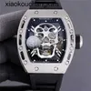 Richasmills Milles Zf Fabrika Otomatik Hareket Tourbillon Tasarımcı Fantasik Erkekler Superb RM052 Aktif CK3R Highend Kalite UHR Tüm Karbon Fiber Kılıf Montr