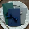 50pcs set Vintage Ribbon Kraft Blank Paper Envelopes Wedding Invitation Envelope Gift Envelope 12 Colors Drop Gift Wrap238q