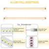 Kweeklampen 1-4 stuks LED-groeilichtstrips Volledig spectrum Zonlicht Led-balken voor planten Phyto-lamp 42-288 LED's Phytolamp met timer Dimbaar YQ230926 YQ230926